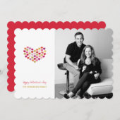ハートハート | バレンタインデーの写真カード シーズンカード (正面/裏面)