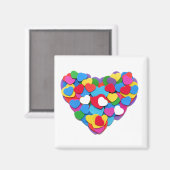 ハートハート マグネット (正面/裏面)