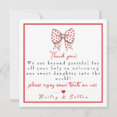 ハートバウドーターラバー&デリバリーNICU病院 サンキューカード (正面)