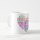 ハートバダボム コーヒーマグカップ (正面左)