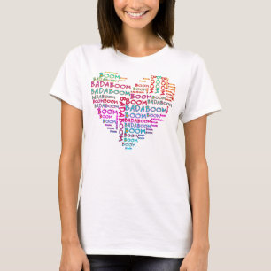 ハートバダボム Tシャツ