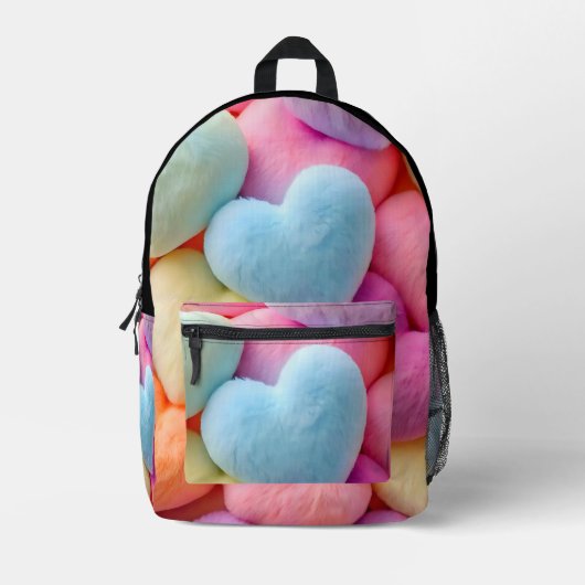 ハートバックパック プリントバックパック (正面)