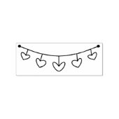 ハートバナー ラバースタンプ (インプリント)