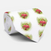 ハートバラと翼 ネクタイ (ロール)