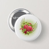 ハートバラと翼 缶バッジ (正面&裏面)