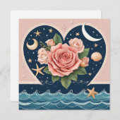 ハートバラムーンズシーシェルズシーマジカルバレンタイン シーズンカード (正面/裏面)