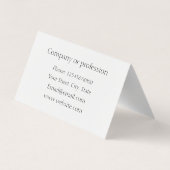 ハートバラ金ゴールドグリッター名刺 名刺 (裏面)