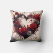 ハートバラ クッション (裏面)