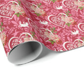 ハートバラCupid ラッピングペーパー (ロールコーナー)