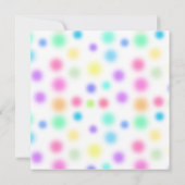 ハートバルーズピンクガールズ5thバースデーパーティー 招待状 (裏面)