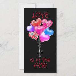 ハートバルーンがバレンタイン