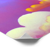 ハートバルーンアットサンセットポスター ポスター (角)