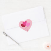 ハートバルーンシール ハートシール (封筒)