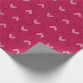 ハートバルーンパターン ラッピングペーパー (角)