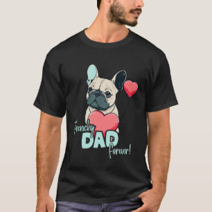 ハートバルーンフレンシーパパ永遠のフランス Tシャツ