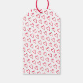 ハートバルーンラブブライダルシャワー感謝していユー ギフトタグ (裏面)