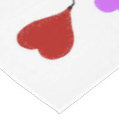 ハートバルーン誕生日 テーブルクロス (アングル)