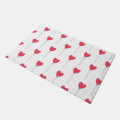 ハートバルーン ドアマット (アングル)