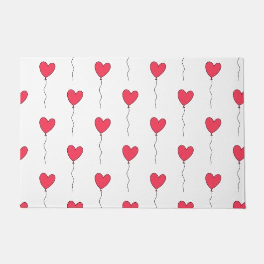 ハートバルーン ドアマット (正面)