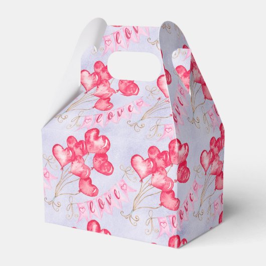 ハートバルーン フェイバーボックス (正面サイド)