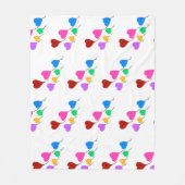 ハートバルーン フリースブランケット (正面)