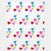 ハートバルーン フリースブランケット (正面)