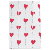 ハートバルーン ミディアムペーパーバッグ (裏面)