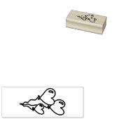 ハートバルーン ラバースタンプ (押印)