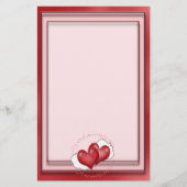 ハートバルーン(小ハート) 便箋 (正面)