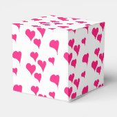 ハートバレンタインのギフトボックス フェイバーボックス (裏面サイド)