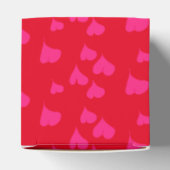 ハートバレンタインのギフトボックス フェイバーボックス (上部)