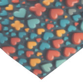 ハートバレンタインアート テーブルクロス (アングル)