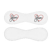 ハートバレンタインデーの恋人への愛 野球ボール (パネル)