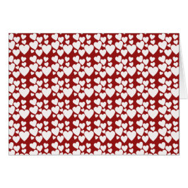 ハートバレンタインデートカードとグリーティングカード