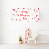 ハートバレンタインデーバナー 横断幕 (インサイチュ)