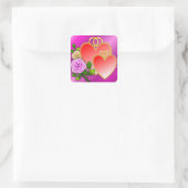 ハートバレンタインデー20362 スクエアシール (バッグ)