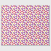 ハートバレンタインデー ラッピングペーパー (フラット)