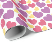 ハートバレンタインデー ラッピングペーパー (ロールコーナー)