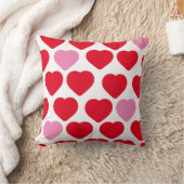ハートバレンタイン両面デュアルピンククッション クッション (ブランケット)