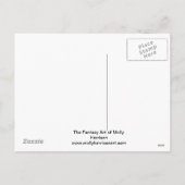 ハートバレンタイン妖精ハガキbyモリーハリソン シーズンポストカード (裏面)