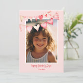 ハートバントのバレンタインデーの写真 シーズンカード (スタンド正面)