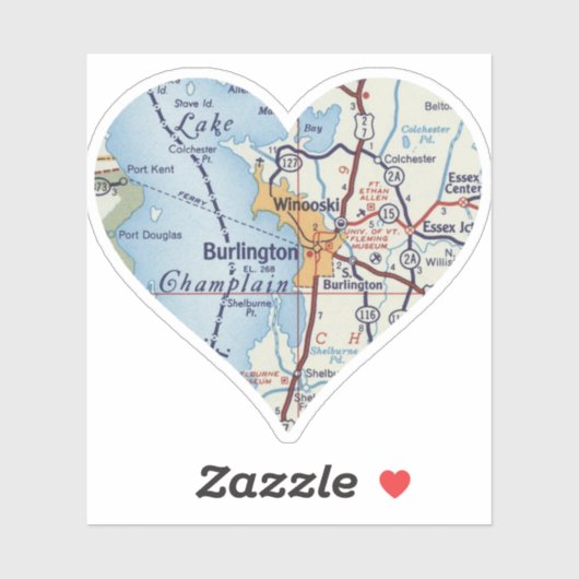 ハートバーリントンバーモント&ウィノスキー シール (シート)