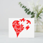 ハートパズル ポストカード (スタンド正面)