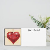 ハートパズル 招待状 (スタンド正面)