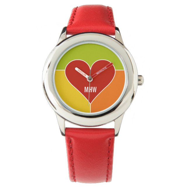 ハートパタカスタムーン時計 腕時計 (正面)