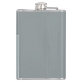 ハートパターカスタムンのモノグラムフラスコ フラスク (裏面)