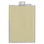 ハートパターカスタムンのモノグラムフラスコ フラスク (裏面)