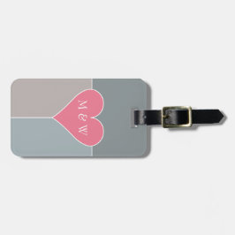 ハートパターカスタムン荷物タグ ラゲッジタグ