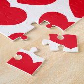 ハートパターンバレンタインイライラ ジグソーパズル (側面)