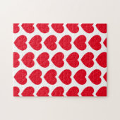 ハートパターンバレンタインイライラ ジグソーパズル (横)